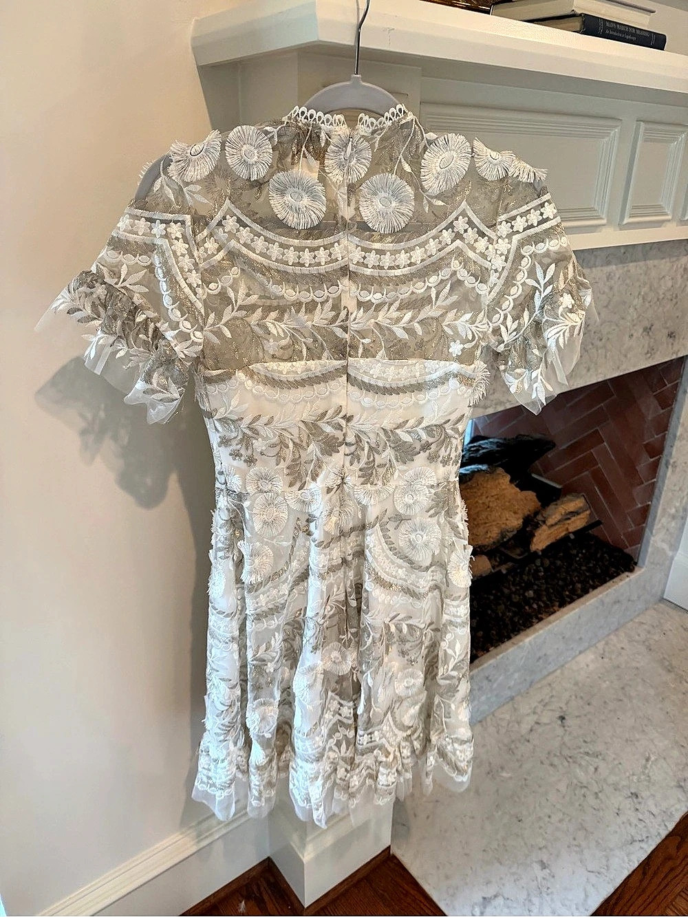 Shoshanna Floral Lace Mini Dress Size 6 Like New